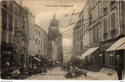 CPA RIOM - Rue du Commerce (72704)