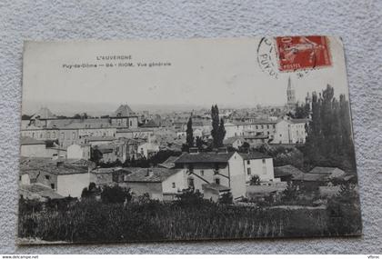 Riom, vue générale, Puy de Dôme