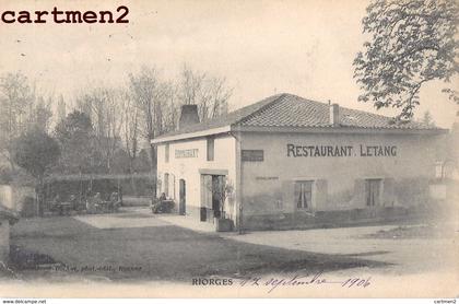 RIORGES RESTAURANT LETANG 42 LOIRE