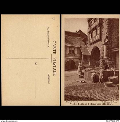 68 - Riquewihr - Vieille fontaine - Enfants