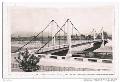 PONT SUSPENDU SUR L'AGLY RIVESALTES (PYR OLES)