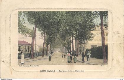 CPA Romainville Boulevards de la Boissière