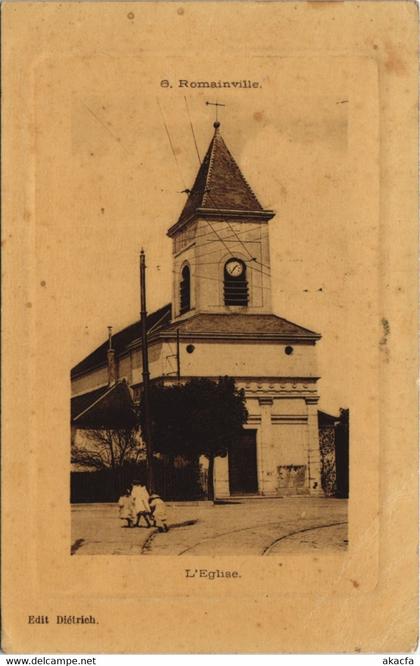 CPA ROMAINVILLE L'Eglise (124260)