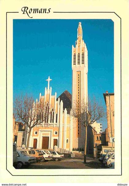 26 - Romans sur Isere - Eglise Notre Dame de Lourdes - Automobiles - CPM - Voir Scans Recto-Verso