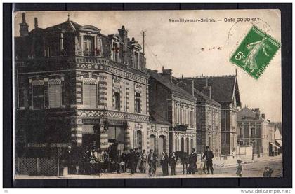 10 - Romilly-sur-Seine - Café Coudray - Animée