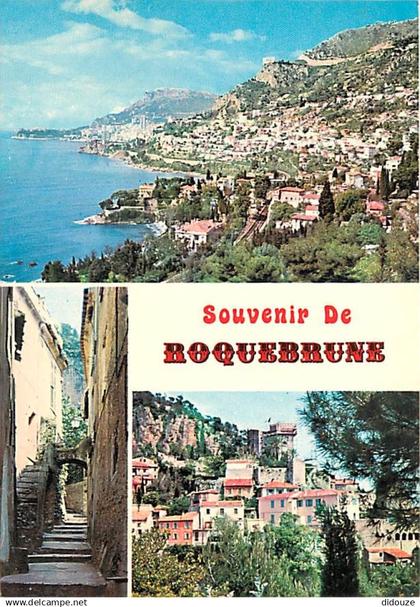 06 - Roquebrune - Cap Martin - Multivues - CPM - Carte Neuve - Voir Scans Recto-Verso