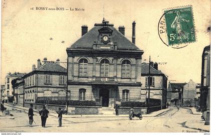 Carte POSTALE  Ancienne  de  ROSNY sous BOIS - Mairie