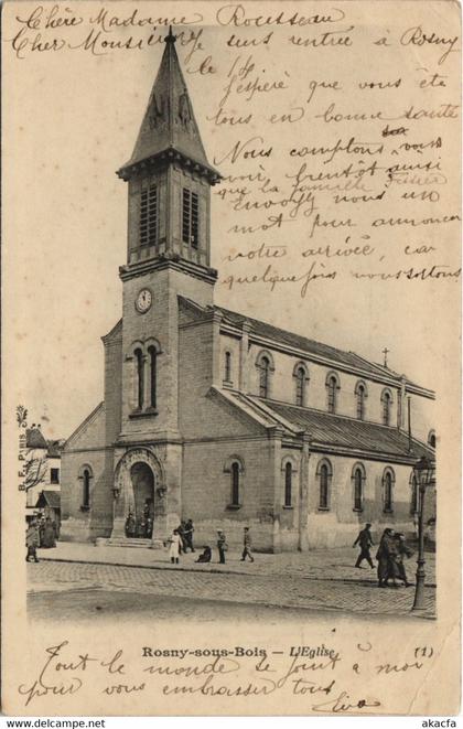 CPA ROSNY-sous-BOIS - L'Eglise (123991)