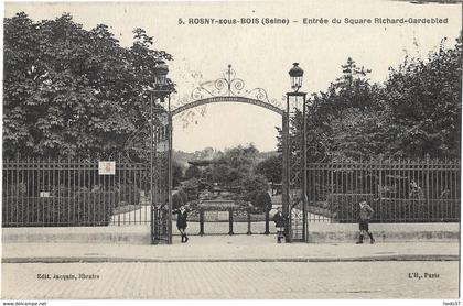 Rosny-sous-Bois - Entrée du Square Richard-Gardebled