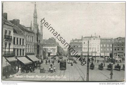 Roubaix - Grande Place et Grande Rue - Imp. F. Castelan Roubaix