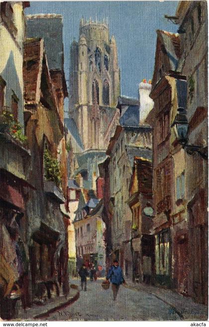 CPA ROUEN Pitt.-Rue Damiette (349140)