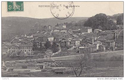 Roybon 38 -  Gare Chemins de Fer - Cachet postal Roybon