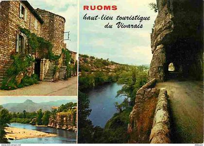 07 - Ruoms - Multivues - CPM - Voir Scans Recto-Verso