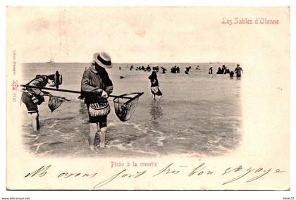 Sables d'Olonne - Pêche à la crevette