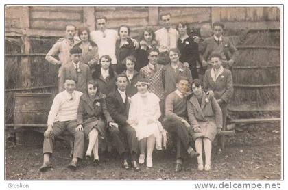 SABRES (LANDES)  ? CARTE PHOTO D'UN MARIAGE (PHOTOGRAPHE VANTHO INOUT SABRES )