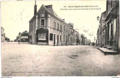 CPA-Carte Postale France  Saint Aignan sur Roe  Carrefour des routes de Pouancé et de Congrier 1910 VM56264ok