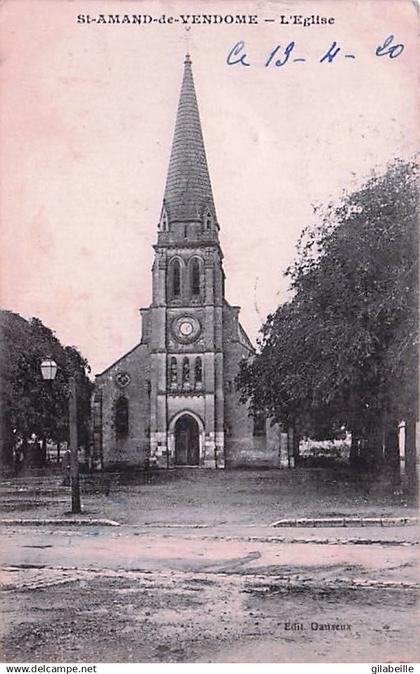 41 - Saint-Amand-Longpré - SAINT AMAND  de VENDOME -  l'église