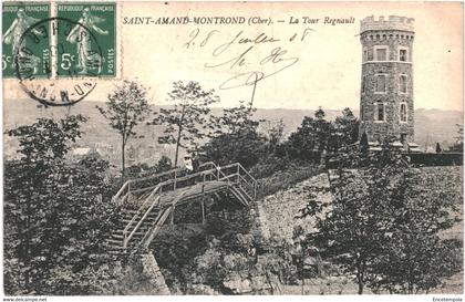 CPA-Carte Postale France Saint-Amand-Montrond  Tour Regnault 1908 VM55822