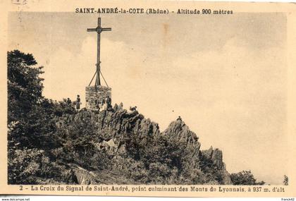 69. saint andré la cote. la croix du signal