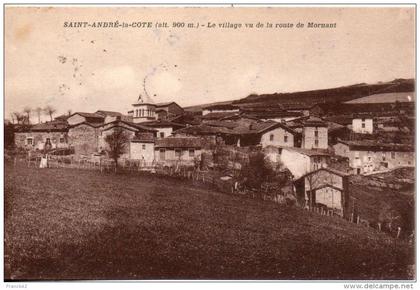 69. saint andré la cote. vue générale, vu de la route de mornant