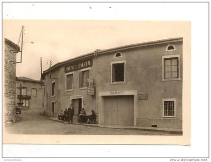 CARTE ANIMÉE. D69. Saint-André-la-Côte. Hotel bazin. hôtel baudoy  et centre du bourg. café restaurant. garage.