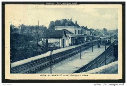 38 - SAINT ANDRÉ LE GAZ - La Gare