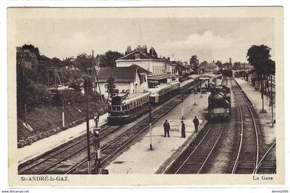 SAINT ANDRE LE GAZ (38) - Saint-André-le-Gaz - La Gare - Ed. C. A. P.