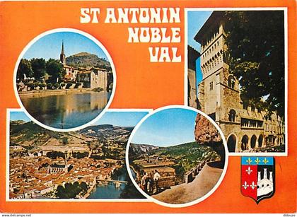 82 - Saint Antonin Noble Val - Multivues - Blasons - Carte Neuve - CPM - Voir Scans Recto-Verso