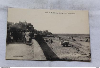 Saint Aubin sur mer, la promenade, Calvados 14