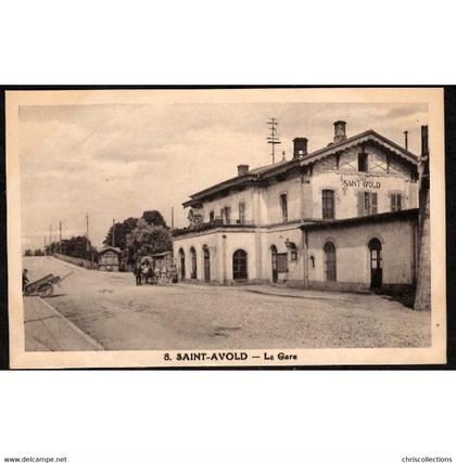 57 - SAINT AVOLD (Moselle) - La Gare