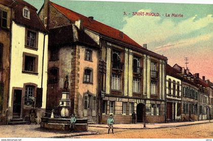 Carte  Postale  ancienne de  SAINT AVOLD  - La Mairie