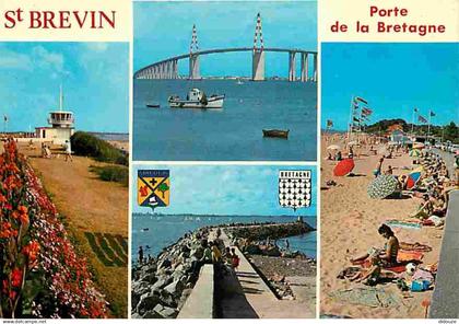 44 - Saint Brévin les Pins - Multivues - Blasons - Plage - CPM - Voir Scans Recto-Verso