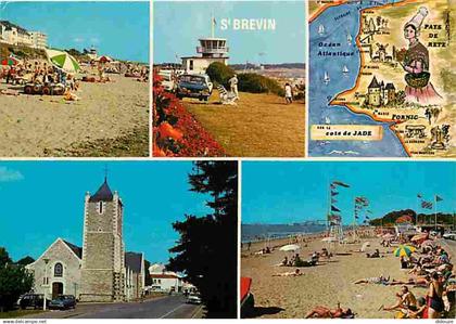 44 - Saint Brévin les Pins - Multivues - Plage - Automobiles - CPM - Voir Scans Recto-Verso