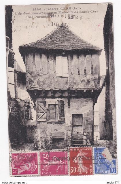 Saint Céré 1939,  Une des plus ancienne Maisons de St-Céré, pour Dortan Ain