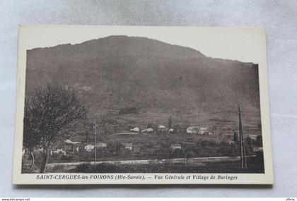 Saint Cergues les Voirons, vue générale et village de Boringes, Hautes Savoie 74