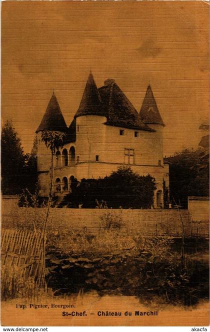 CPA Saint-Chef - Chateau du Marchil FRANCE (961796)