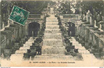 92 - Saint Cloud - Parc de Saint Cloud - La Grande Cascade - CPA - Voir Scans Recto-Verso