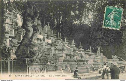 92 - Saint Cloud - Parc de Saint Cloud - La Grande Cascade - CPA - Voir Scans Recto-Verso