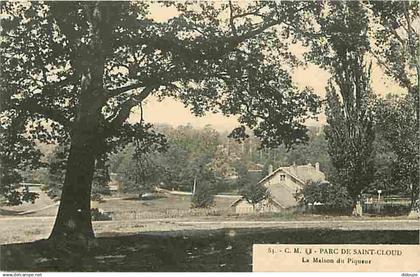 92 - Saint Cloud - Parc de Saint Cloud - La Maison du Piqueur - Carte Neuve - CPA - Voir Scans Recto-Verso