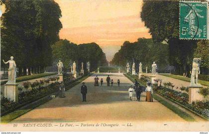 92 - Saint Cloud - Parc de Saint Cloud - Parterre de l'Orangerie - CPA - Voir Scans Recto-Verso