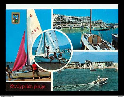 66 - Saint Cyprien - Multivues - Voile - Bateaux - CPM - Voir Scans Recto-Verso