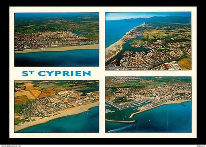 66 - Saint Cyprien - Multivues - Vue aérienne - CPM - Voir Scans Recto-Verso