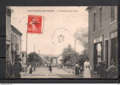 63 - Saint Eloy Les Mines - L'Avenue de la Gare