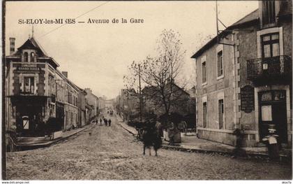 CPA SAINT-ELOY-les-MINES Avenue de la Gare (1254846)