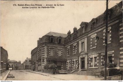 CPA SAINT-ELOY-les-MINES Avenue de la Gare (1255189)