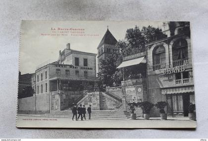 Saint Gaudens, boulevard du Midi, escalier et clocher, Haute Garonne 31