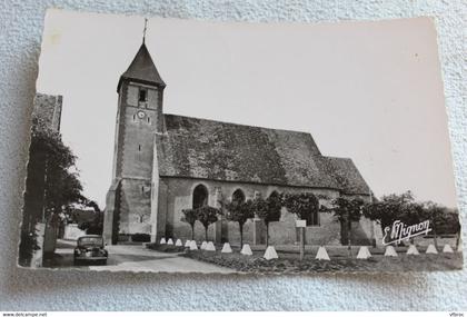 Cpsm, saint Georges Motel, l'église, Eure