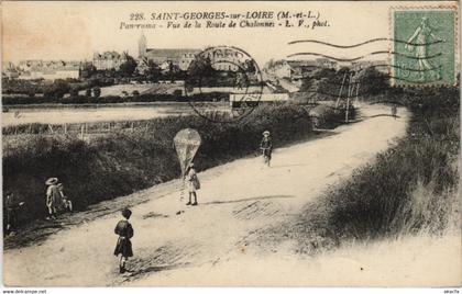 CPA St-GEORGES-sur-LOIRE - Panorame de la Route de CHALONNES (127364)