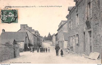 ¤¤  -  2091   -   SAINT-GERMAIN-sur-ILLE   -  La Rue de Saint-Aubin-d'Aubigné  -   ¤¤