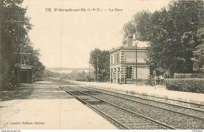 SAINT GERMAIN SUR ILLE la gare